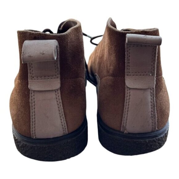 ECCO Crepetray Brown Suede Lace Up Chukka Boots 200364 05283 US 9 - Picture 5 of 14